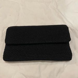 The Sak Black Crochet Wallet
